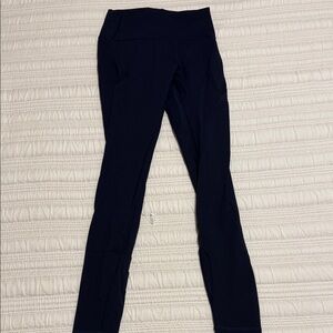 Lululemon Athletica Navy High-Rise Leggings
